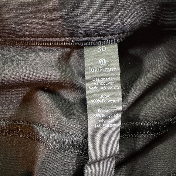 Lululemon Men’s ABC Pants Black Slim Fit Stretch Technical Trousers Size 30 - Picture 6 of 11